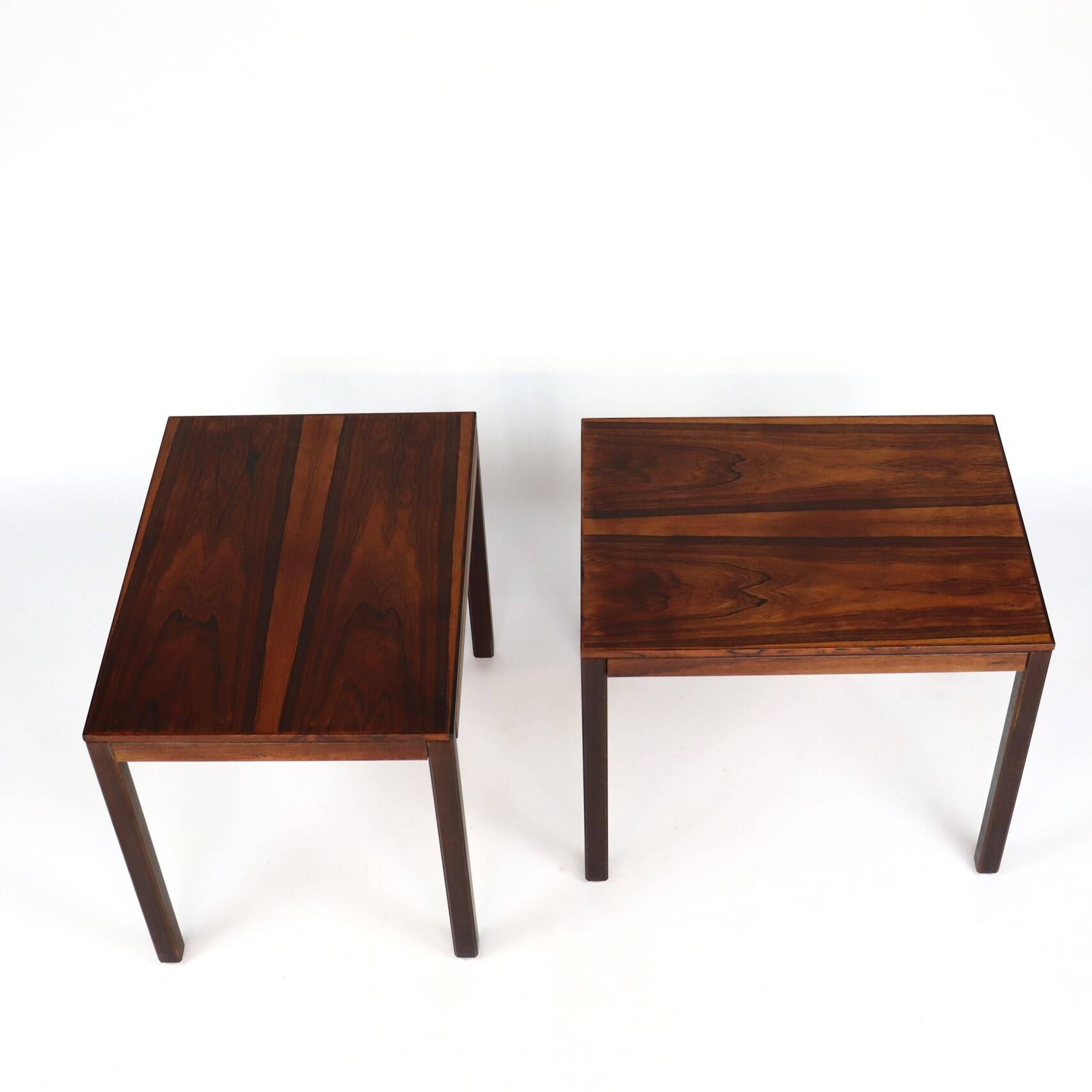 Rosewood bedside tables