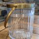 Art deco ice bucket in Baccarat crystal