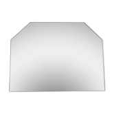 Mirror with cut sides, 40x24 cm