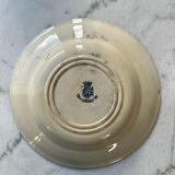 Gien plate with thistle pattern