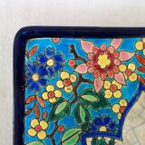 Vintage Longwy enamel trivet