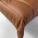 Togo lounge chair in dark cognac leather attributed to Michel Ducaroy for Ligne Roset
