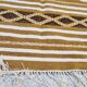 Handmade bed-down carpet made of pure wool  - 72x128cm