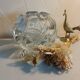 1950s crystal ball vase