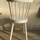 Chaise blanche scandinave