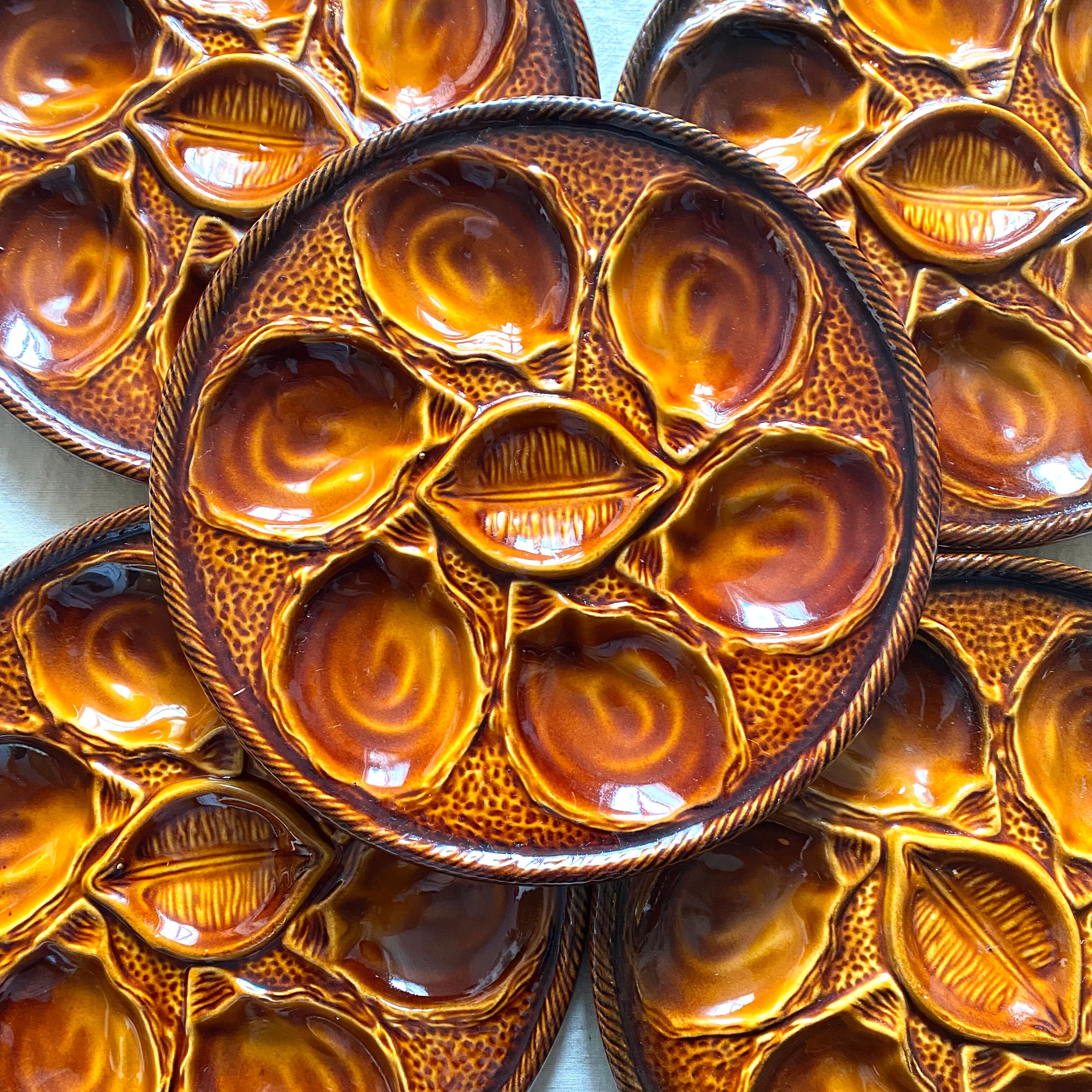 St Clément ceramic oyster service