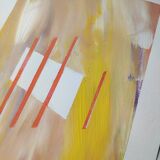 Minimalist geometric painting