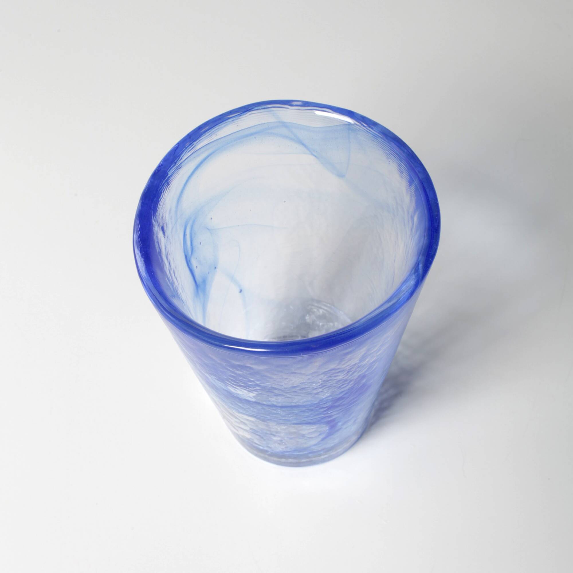 Kosta Boda Blue Glass 'Mine' by Ulrica Hydman Vallien / Sweden / 2002