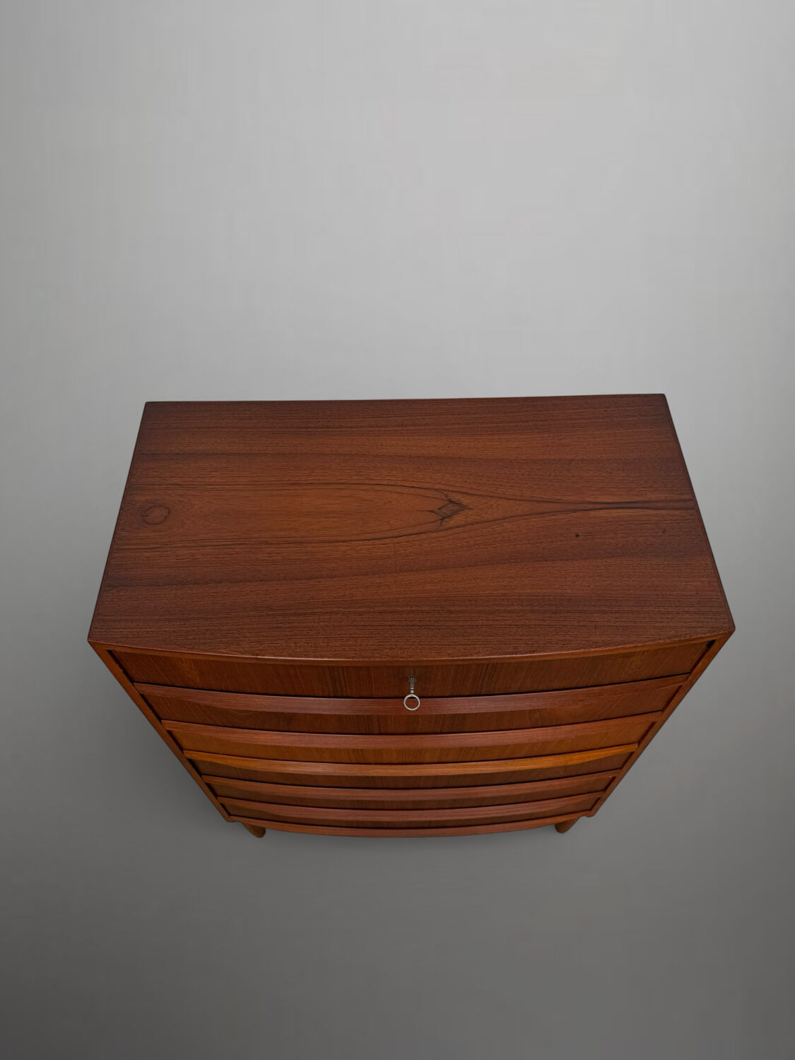 Scandinavian mid-century teak chest of drawers