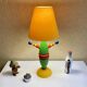 Lampe de table Totem design Olivier Vilatte vintage années 80 Memphis style