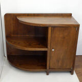 Rounded solid wood extra cabinet