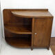 Meuble d'appoint arrondi en bois massif