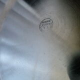 Champagne bucket in chrome steel signed André Leroy