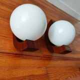 Pair of Scandinavian wall lights