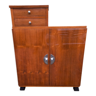 Art Deco rosewood bar cabinet