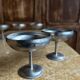 Set of 5 vintage footed dessert bowls