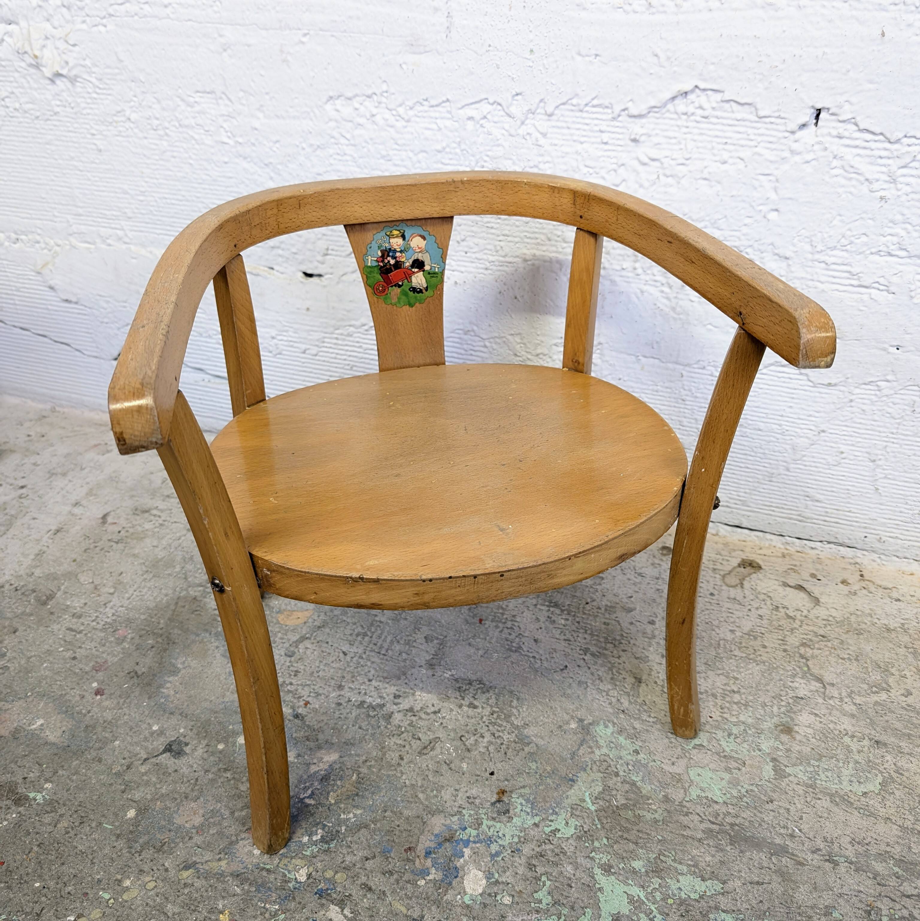 Baumann children's armchair