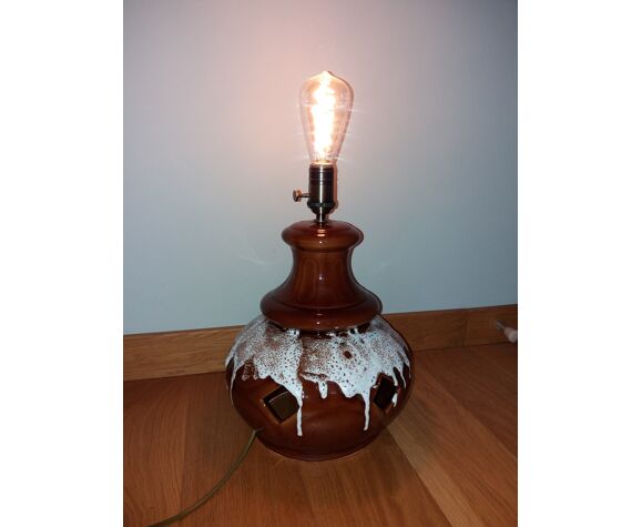 Lampe céramique fat lava