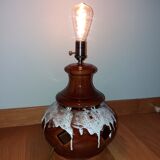 Ceramic lamp fat lava