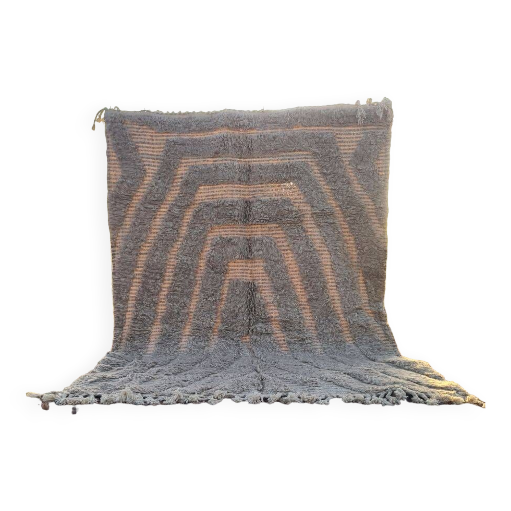 Handmade wool Berber rug 300X200 cm