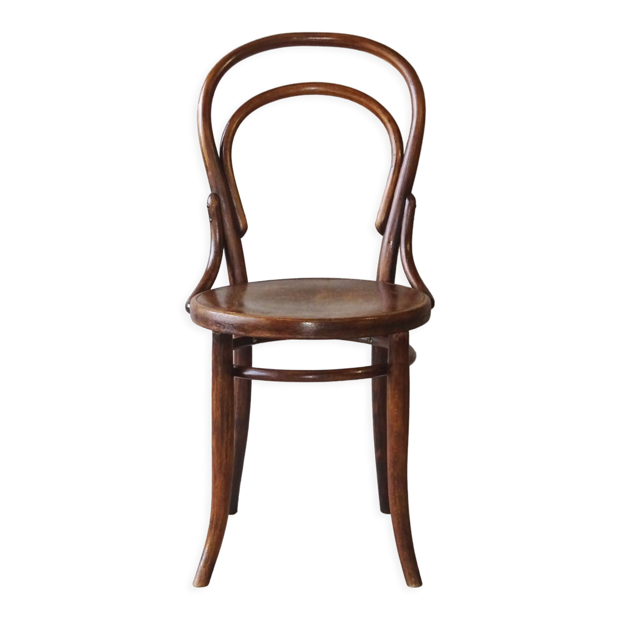 Bistro chair N°14 seat wood of Turpe Germany 1900