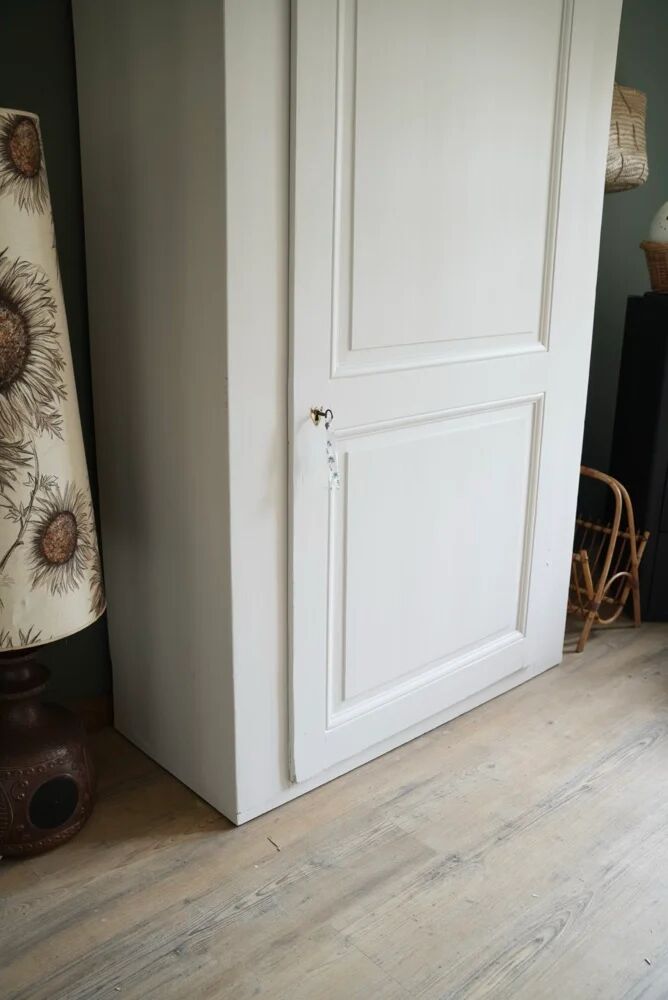 Large ivory cupboard
