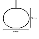 Rattan pendant lamp