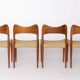Set of 4 Danish Dining Chairs by Arne Hovmand-Olsen for Mogens Kold, 1960s