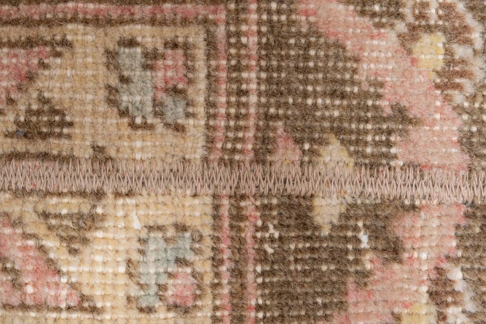 Vintage Turkish hallway rug 49x343 cm