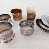 Set of 6 old napkin rings