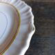Pair of antique French faience plates, possibly Nevers, 19th century, hand-