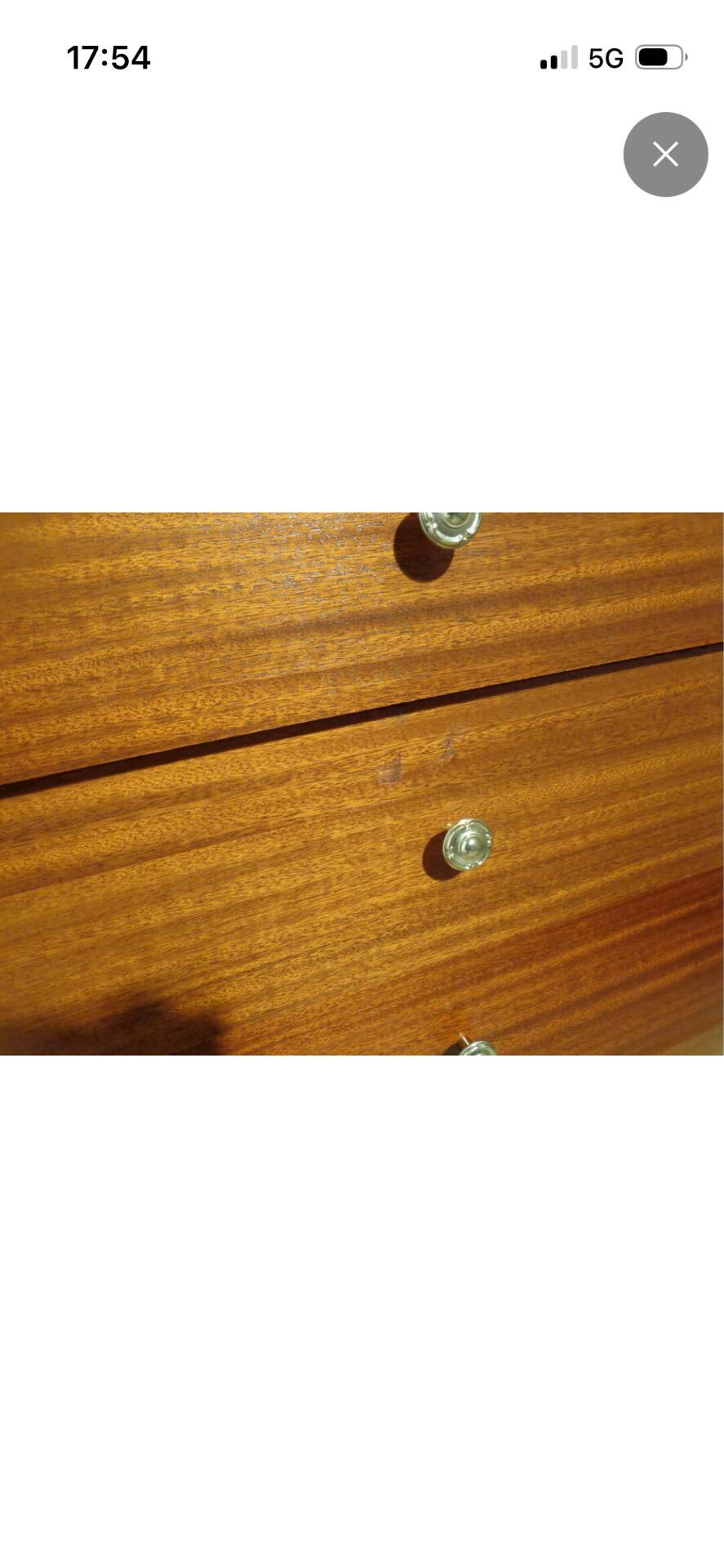 Vintage wood dresser