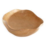 Swedish Burl Wood Bowl, Signed TN 1980