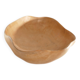 Swedish Burl Wood Bowl, Signed TN 1980