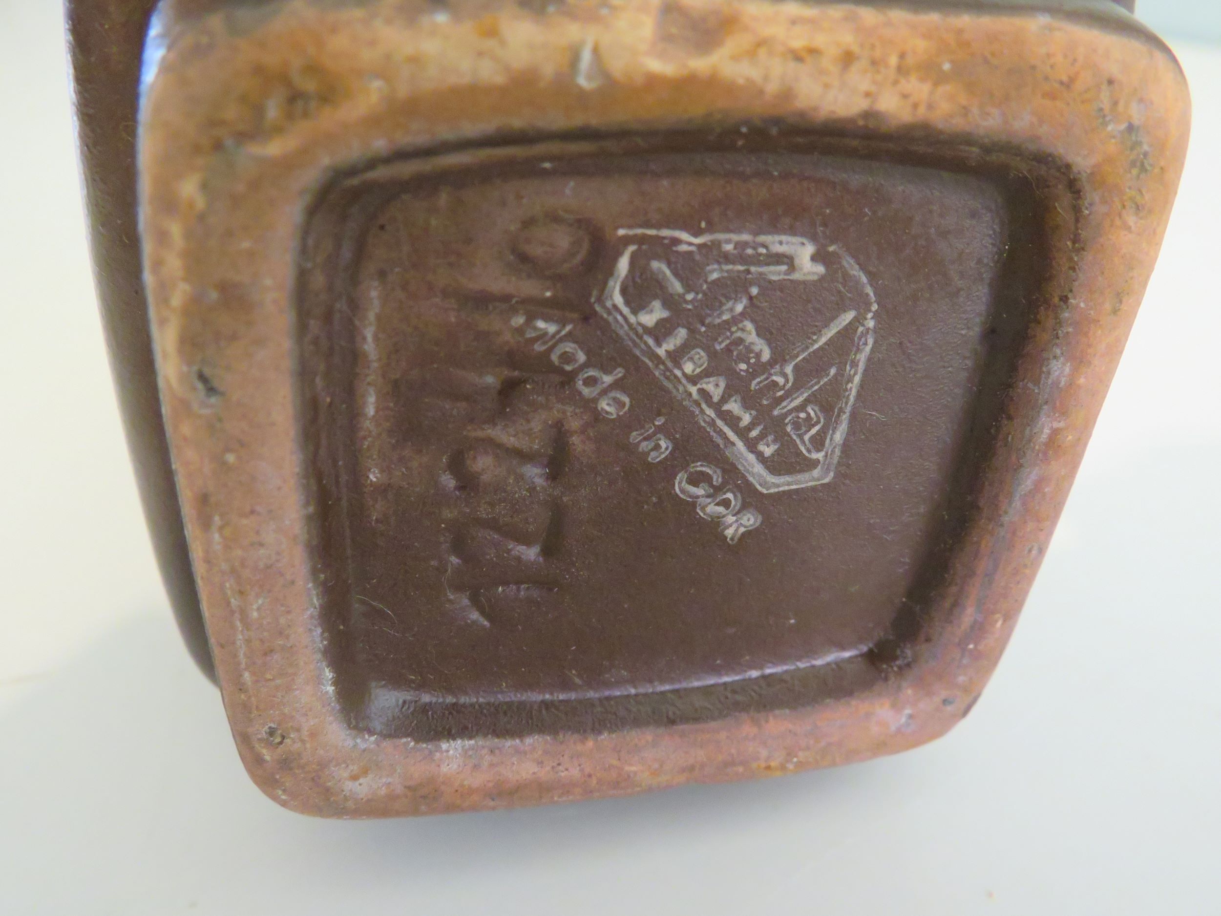 Fat Lava Strelha Ceramic Vase, GDR 1970