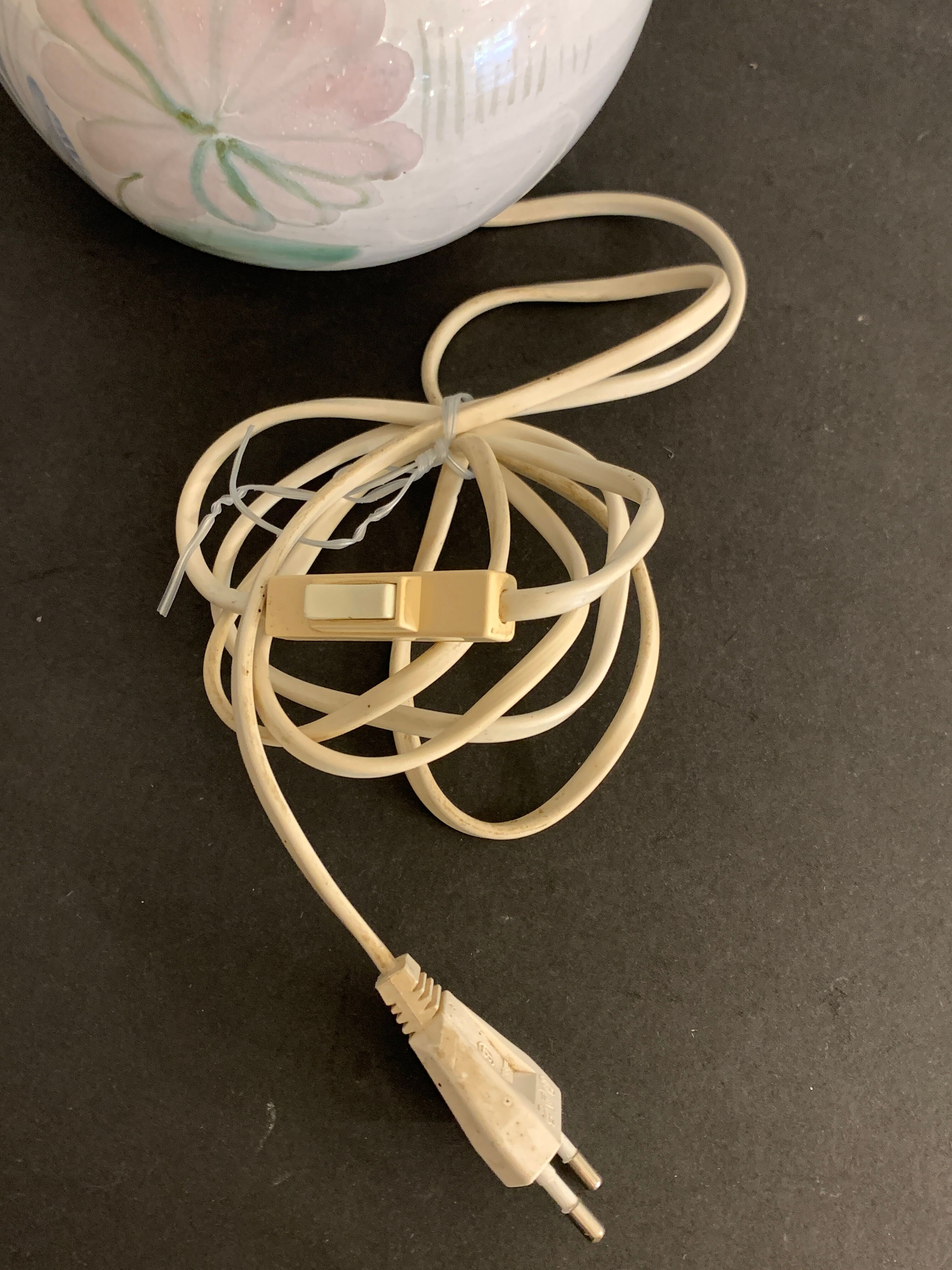 Contemporary ceramic lamp foot Maja