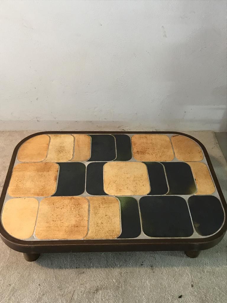 Coffee table Roger Capron model Sou-Chong