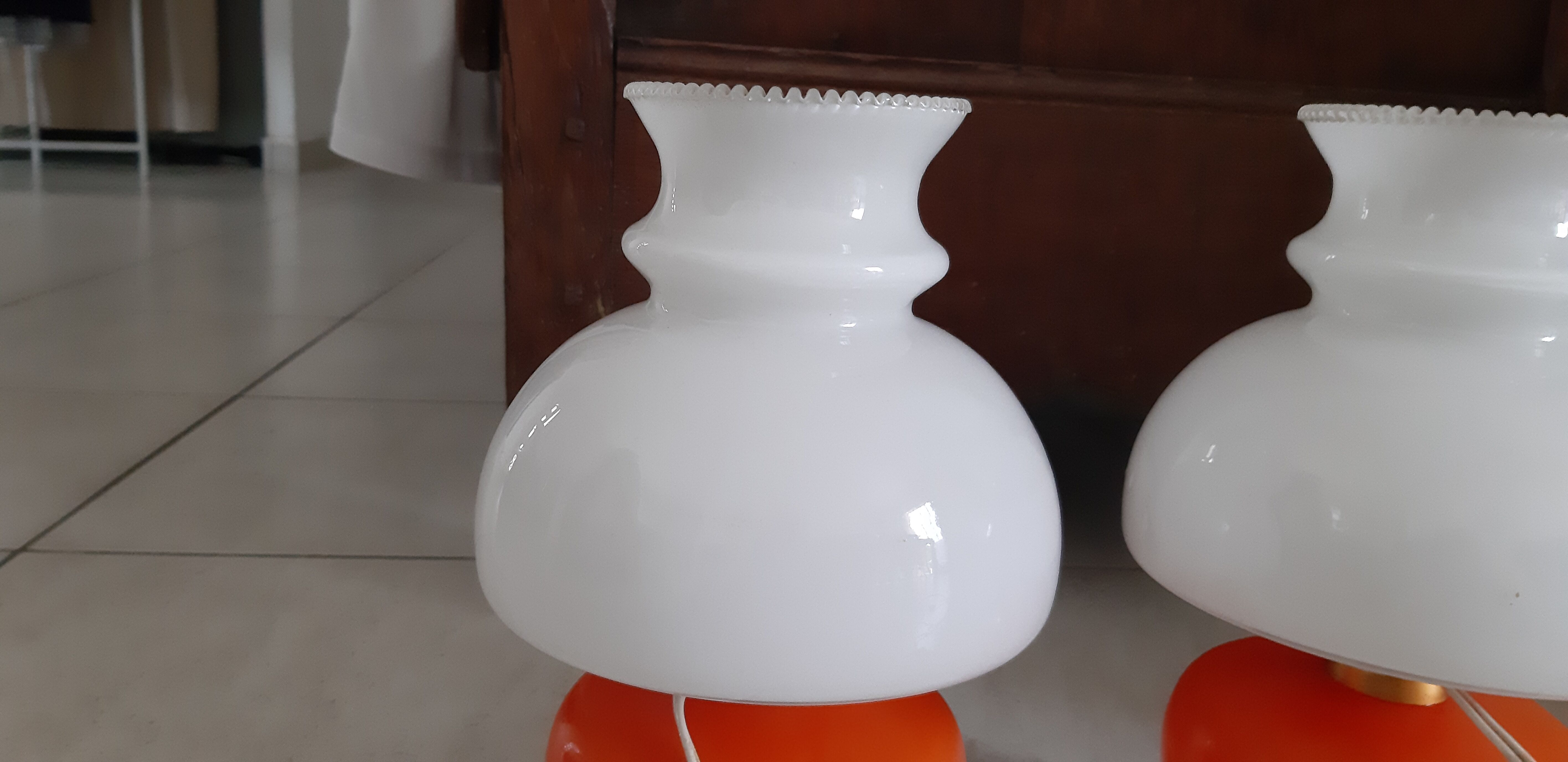 Paire de lampes vintage des années 60