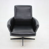 1970's Swivel Armchair, Czechoslovakia