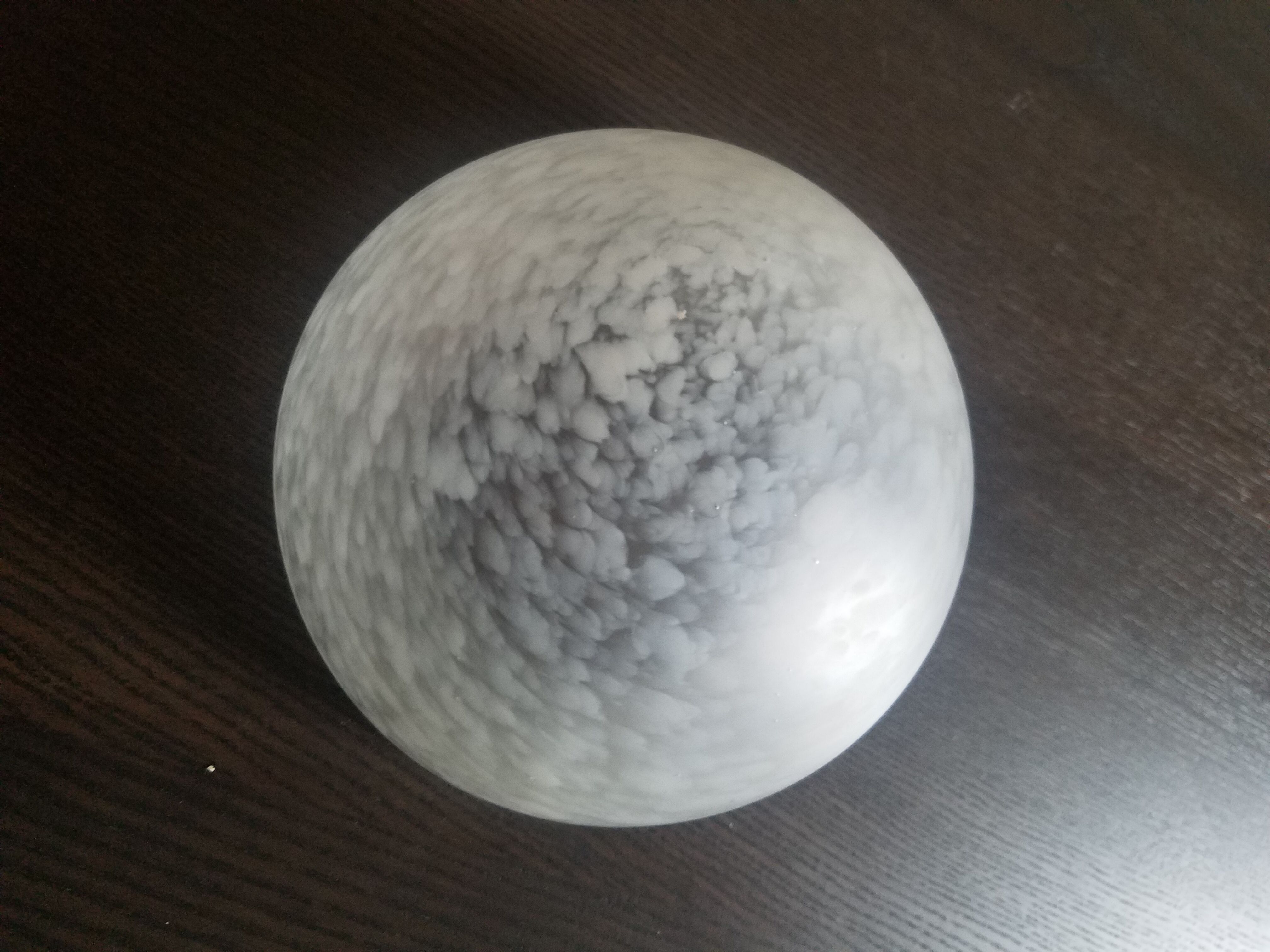 Vintage Clichy glass ceiling light