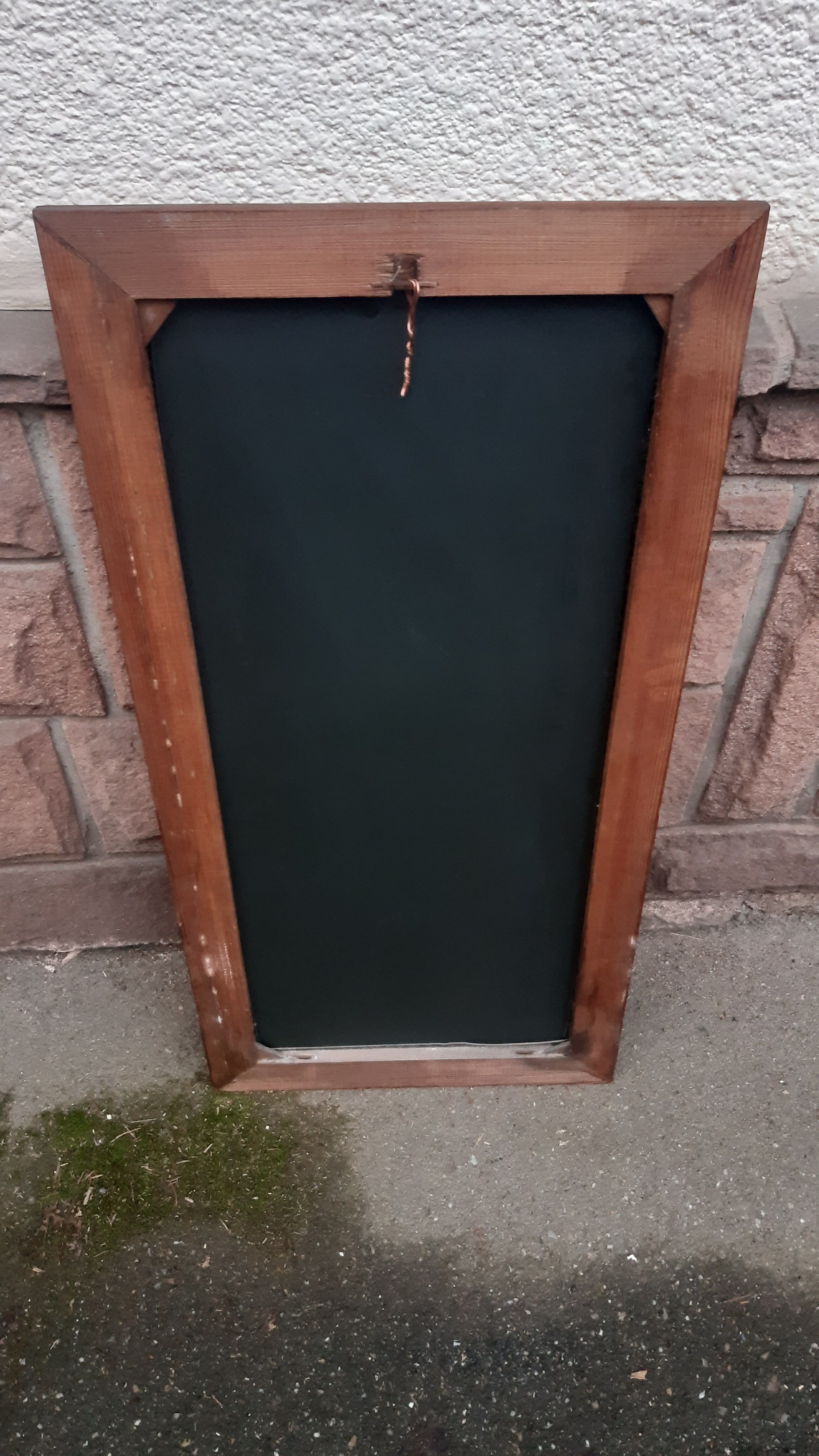 Scandinavian mirror 70s, 77x37 cm