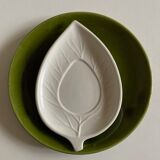 Set of 6 plates Ceramiche Bitossi sheets 1970 Italian work