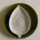 Set of 6 plates Ceramiche Bitossi sheets 1970 Italian work