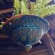 Hanging planter in glazed terracotta late nineteenth