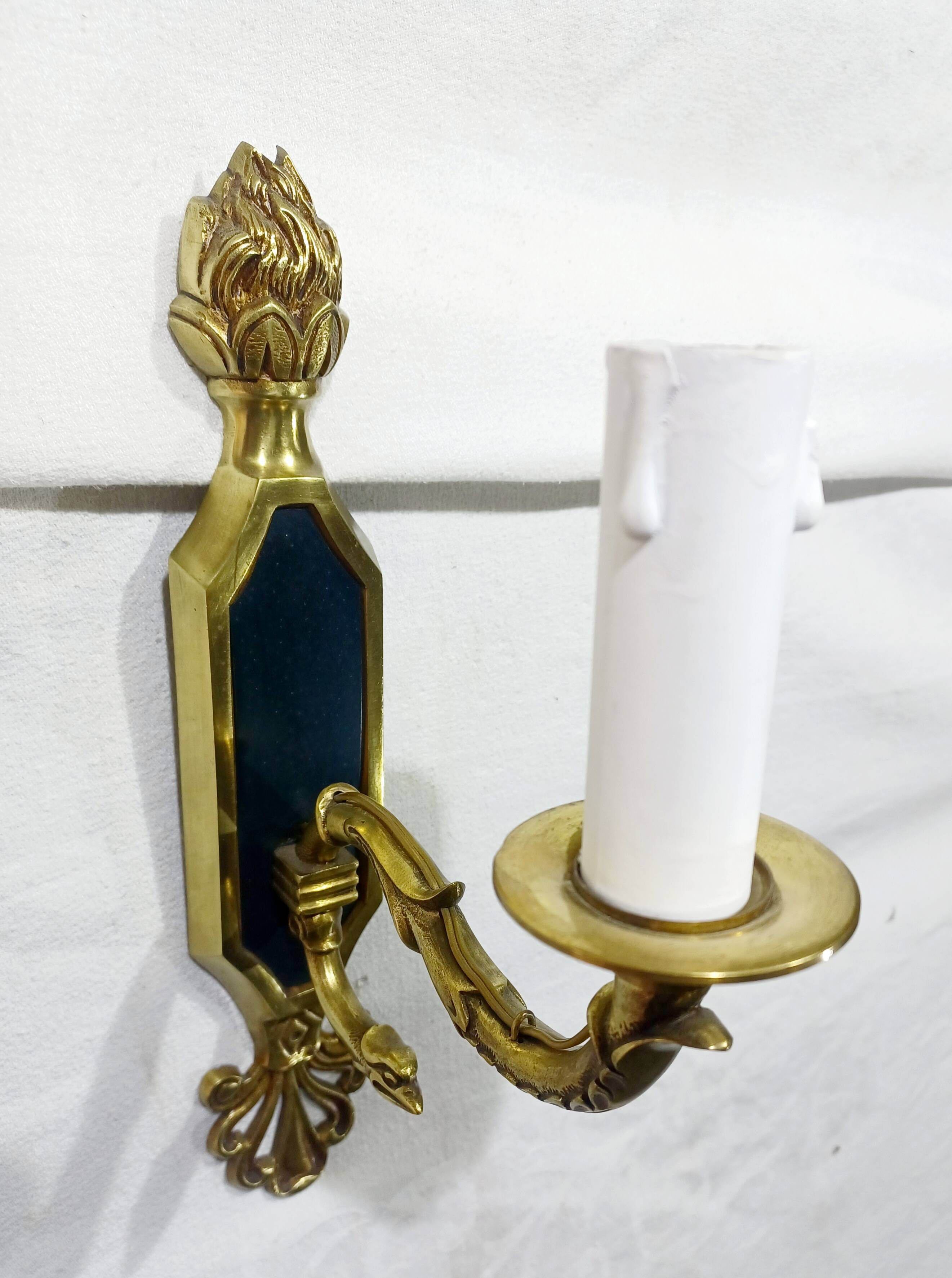 1-light empire style wall light