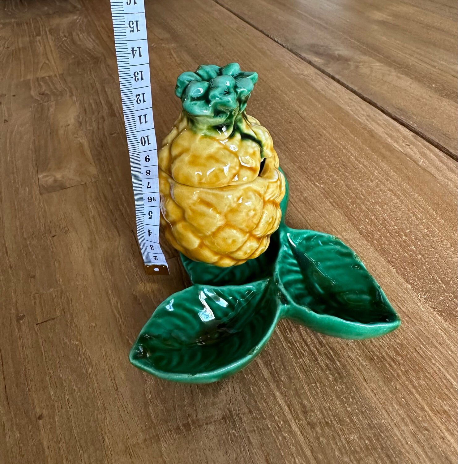 Pineapple olive or mustard pot