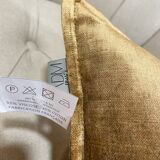 Velvet cushion sand 35x50 cm