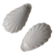 Paire de coupelles en forme de coquillage