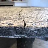 Table de jardin faux bois style Rocaille