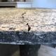 Table de jardin faux bois style Rocaille
